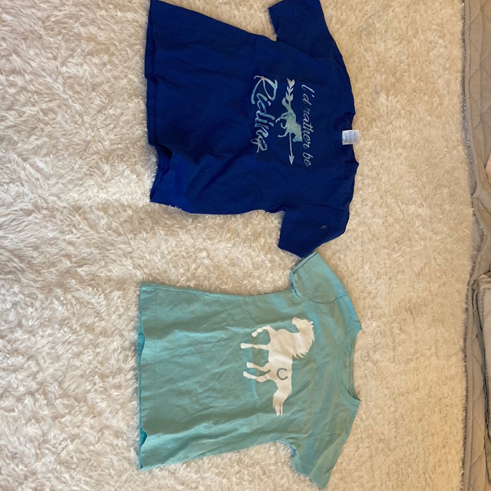 Riding t- shirts.